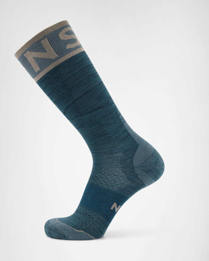 Mons Royale Atlas Merino Snow Sock, Goblin Blue, Grösse L