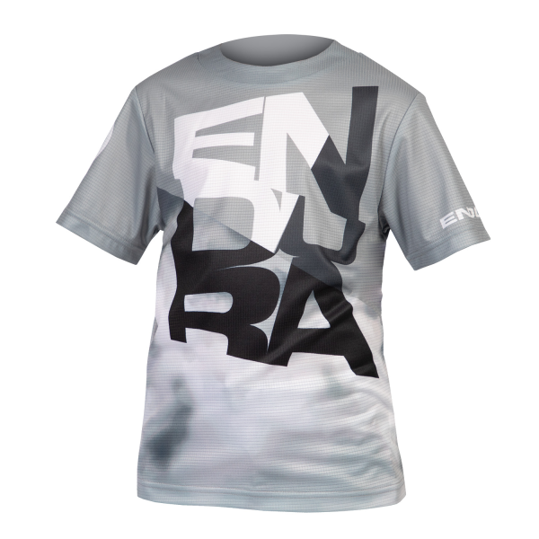 Endura kinder singletrack core t-shirt: eintöniges grau