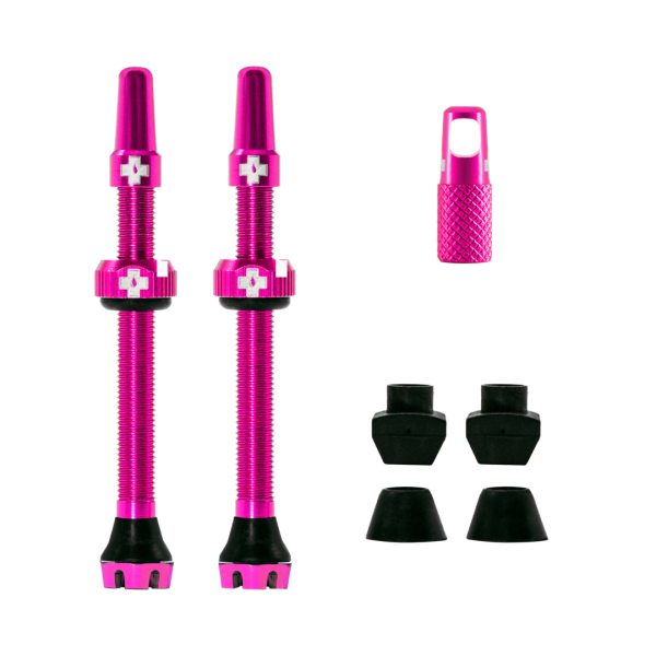 Muc-Off V2 Tubeless Valve Kit 60mm/pink