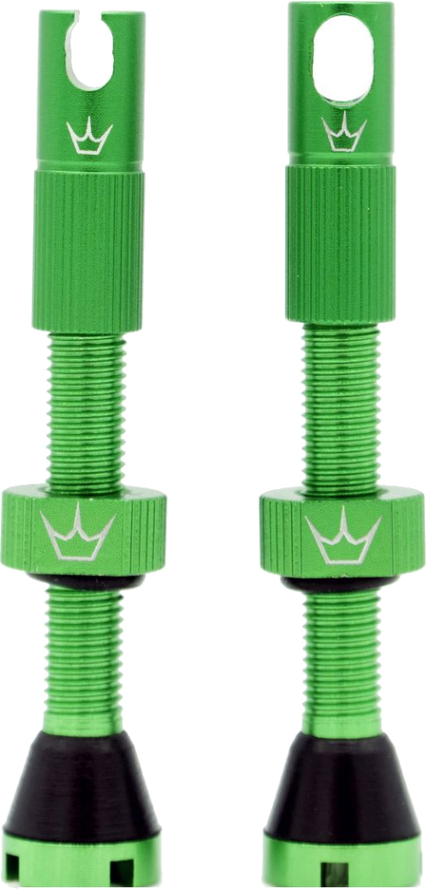 Peaty's Chris King Tubeless Valves MKII, Emerald, 42mm