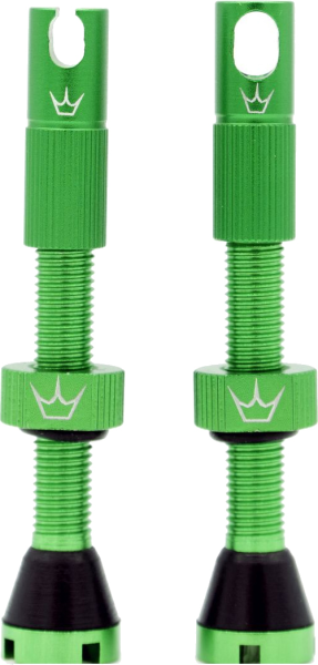 Peaty's Chris King Tubeless Valves MKII, Emerald, 42mm