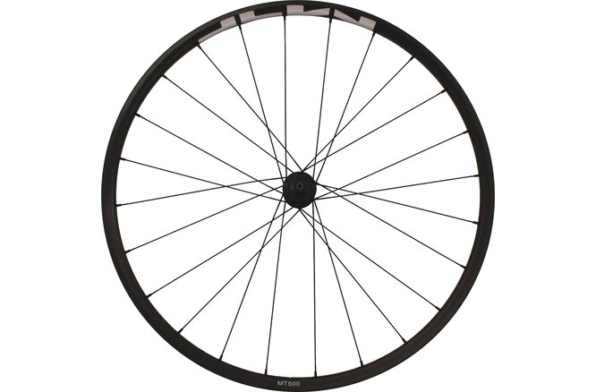 Shimano MTB Vorderrad WH-MT500 29" 15mm 110mm Pneu schwarz offen