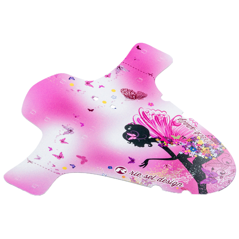 Riesel Design Spritzschutz, Dreck:spatz, Fairy Girl, mit Verpackung und Kabelbinder