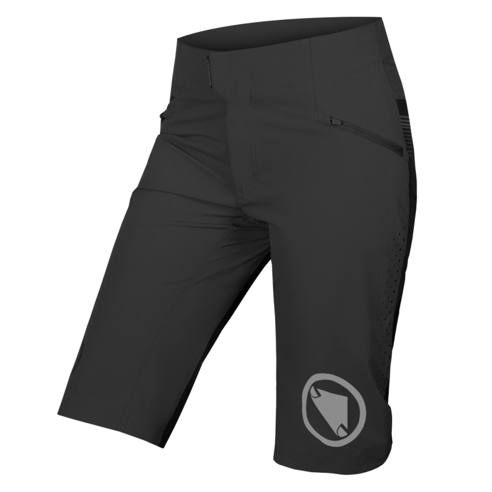 Endura Damen SingleTrack Lite Shorts: Schwarz - XL (Short Fit)
