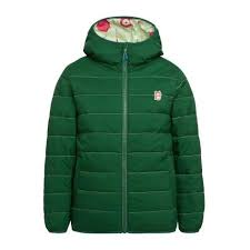 Namuk Glow wendbare PrimaLoft Jacke "Legna polka" Mountain green/Off white 140/146