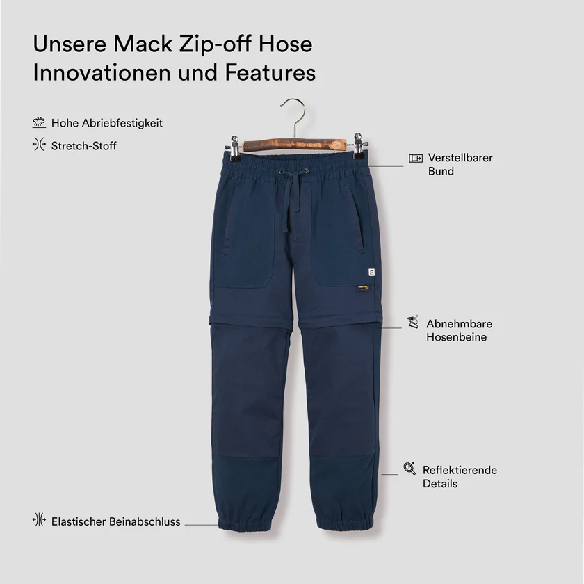Namuk Mack Zip-off Hose True navy 152/158