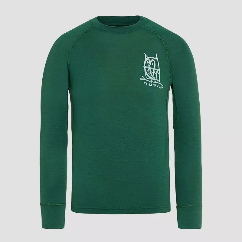 Namuk Uil Merino Longsleeve "Elo" Mountain green 104/110