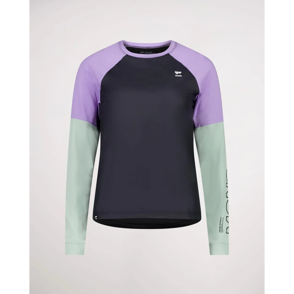 Mons Royale Tarn Merino Shift Wind Jersey, Glacier / Lupin / Black, Grösse XL