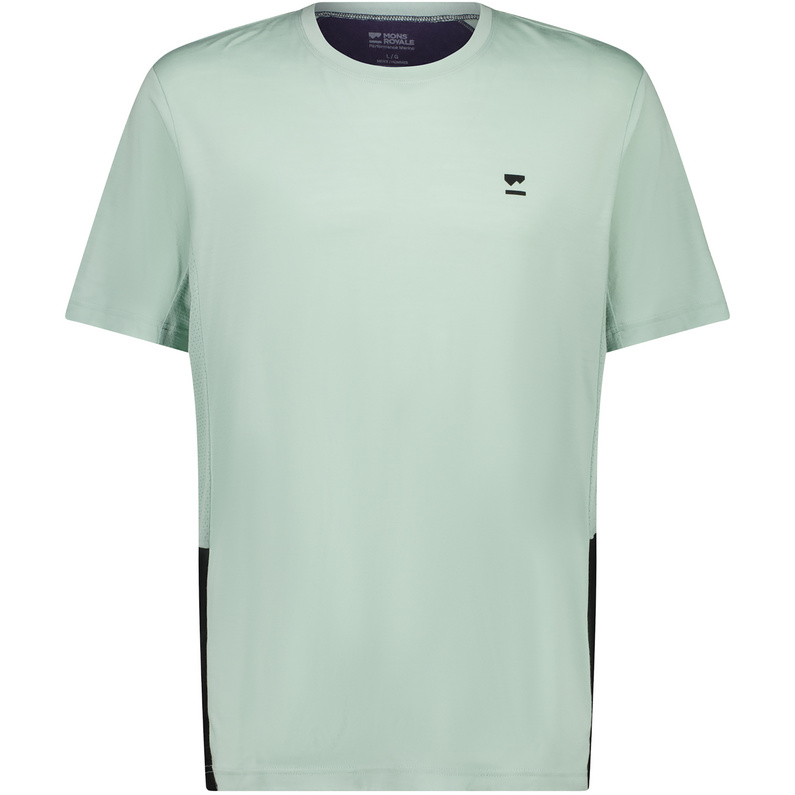 Mons Royale Tarn Merino Shift T-Shirt, Glacier / Black, Grösse S