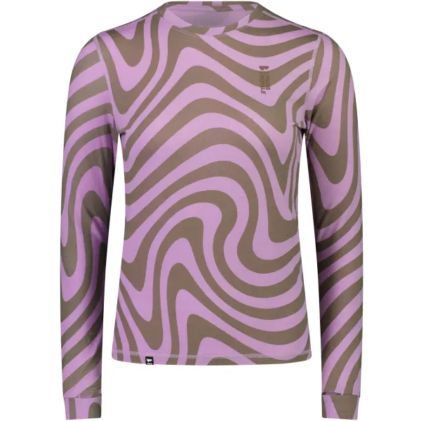 Mons Royale Cascade Merino Flex LS Blazing Trails XS