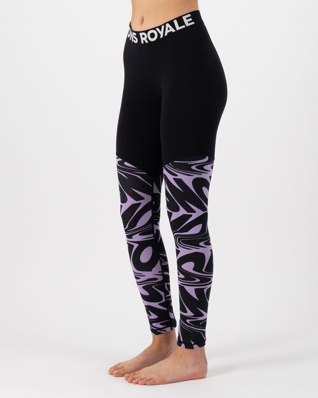 Mons Royale Cascade Merino Flex 200 Legging, Signal Lost Lupin, Grösse XL