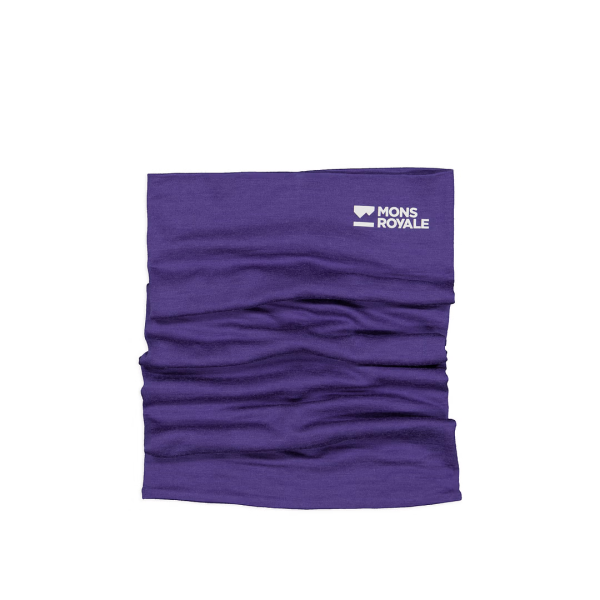 Mons Royale Double Up Neckwarmer, Violet, Grösse OS