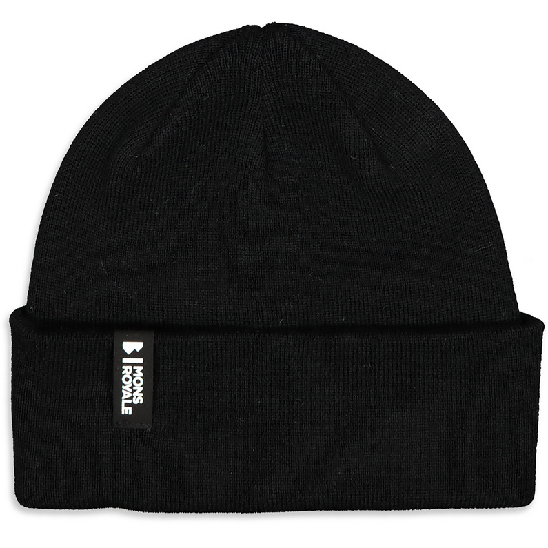 Mons Royale McCloud Beanie, Black, Grösse OS