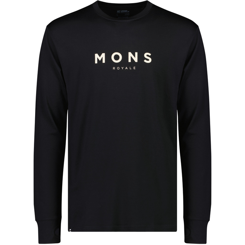 Mons Royale M Yotei Classic LS, Black, Grösse XL