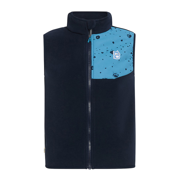 Namuk Muka Bio-Fleeceweste "Galaxy" True navy/Bluebalu