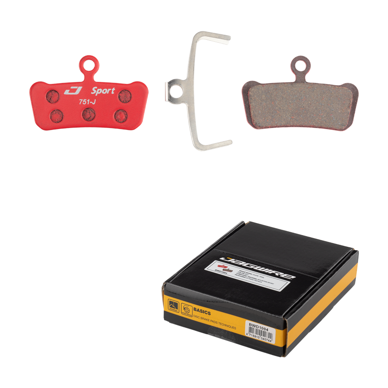 SRAM Bremsbeläge, SPORT SEMI-METALLIC red /Avid BWD1004