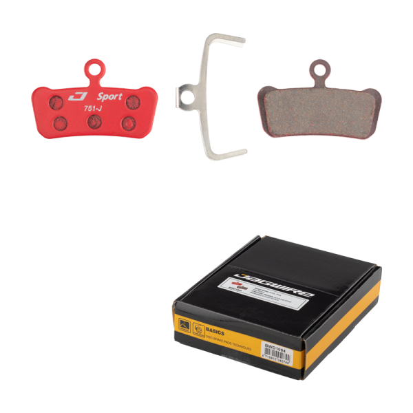 SRAM Bremsbeläge, SPORT SEMI-METALLIC red /Avid BWD1004