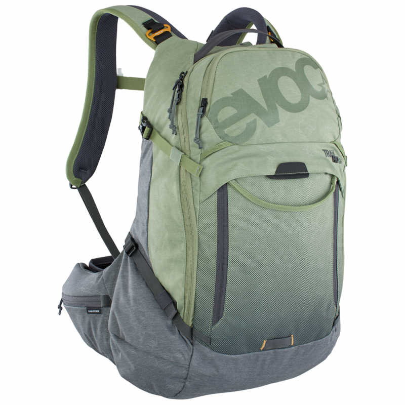 Evoc Trail Pro 26L Backpack light olive/carbon grey,S/M