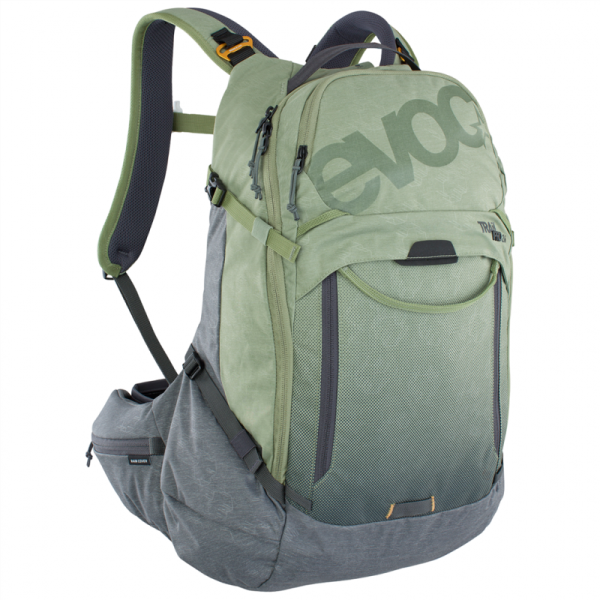 Evoc Trail Pro 26L Backpack light olive/carbon grey