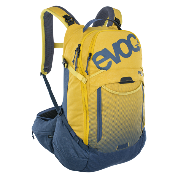 Evoc Trail Pro 26L Backpack, curry/denim, S/M
