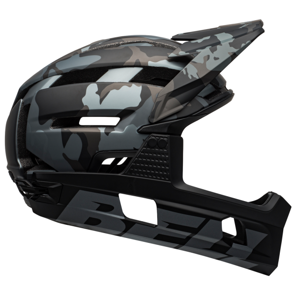 Bell super air r spherical mips helmet, matte/gloss black camo