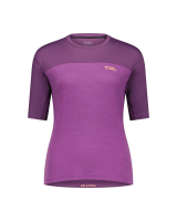 Mons Royale Diversion Merino Bike Jersey Short Sleeve, Ultraviolet / Boysenberry, Grösse L