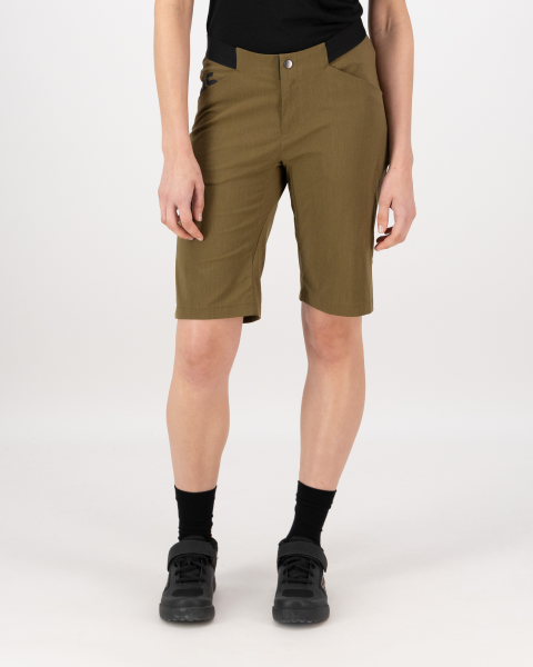 Mons Royale diversion merino trail shorts, dark olive