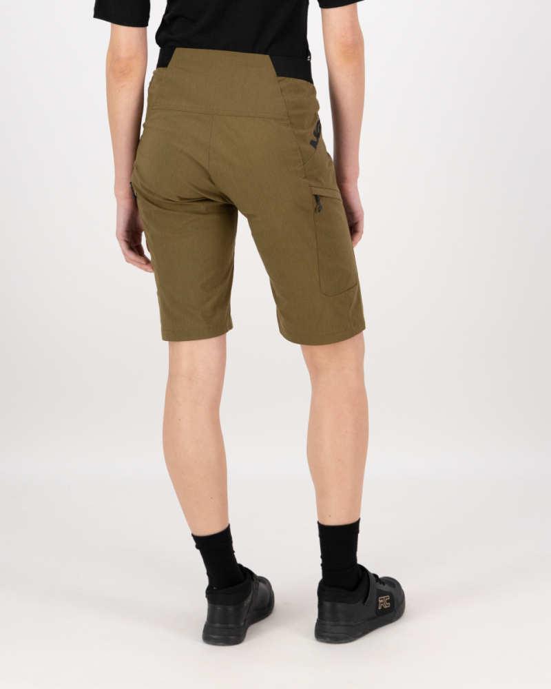 Mons Royale Diversion Merino Trail Shorts, Dark Olive, Grösse L