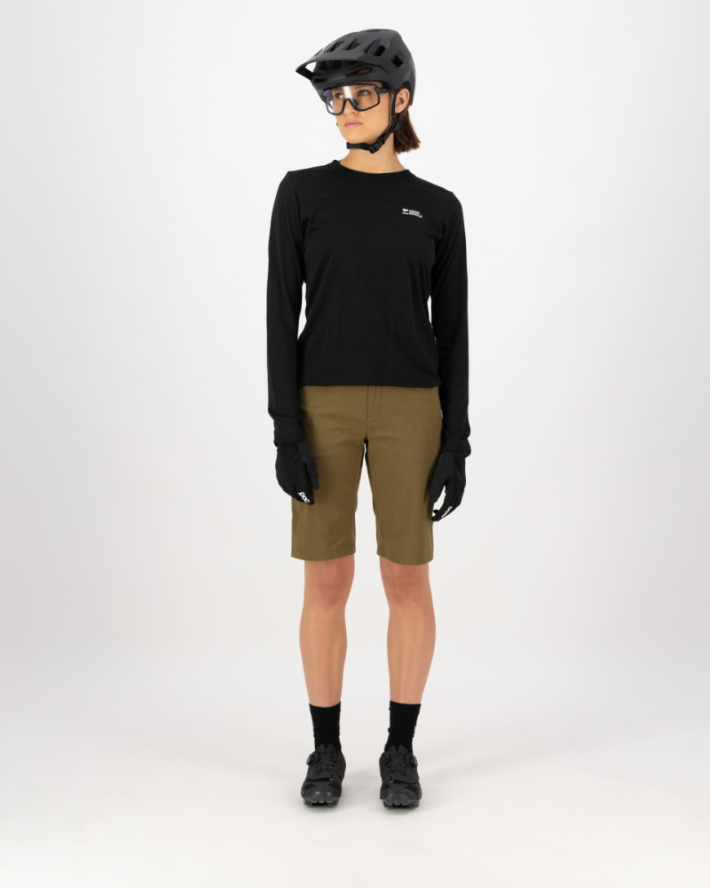 Mons Royale Diversion Merino Trail Shorts, Dark Olive, Grösse L