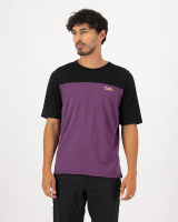 Mons Royale Diversion Merino Bike Jersey Short Sleeve, Boysenberry / Black, Grösse M