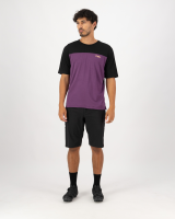 Mons Royale Diversion Merino Bike Jersey Short Sleeve, Boysenberry / Black, Grösse M