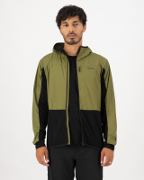 Mons Royale Diversion Merino Wind Jacket, Fern / Black, Grösse M