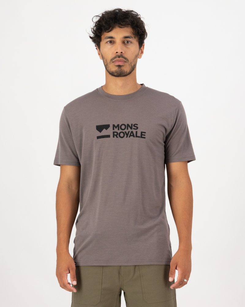 Mons Royale Icon Merino Classic T-Shirt, Iron, Grösse XL