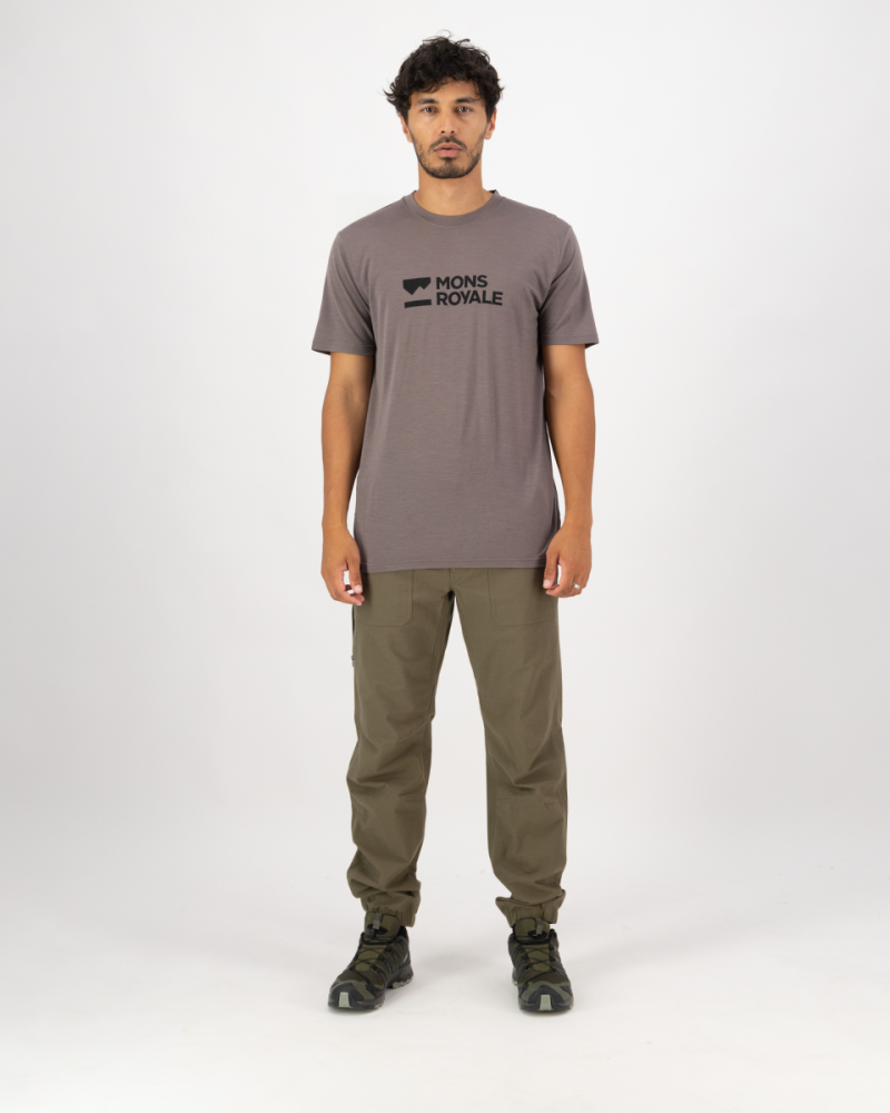 Mons Royale Icon Merino Classic T-Shirt, Iron, Grösse XL