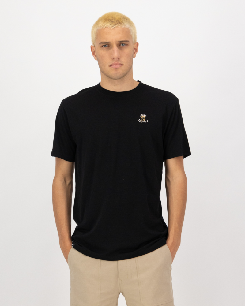 Mons Royale Icon Merino Classic T-Shirt, Black, Grösse XL