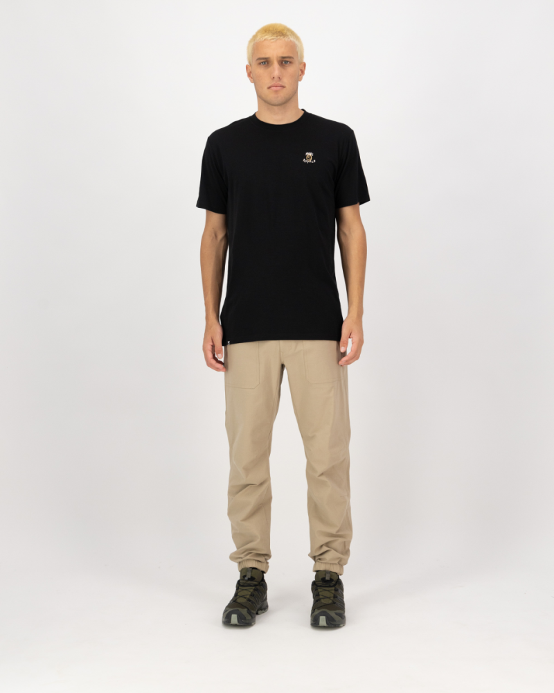 Mons Royale Icon Merino Classic T-Shirt, Black, Grösse XL