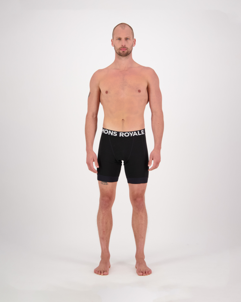 Mons Royale Epic Merino Bike Liner, Black, Grösse XL