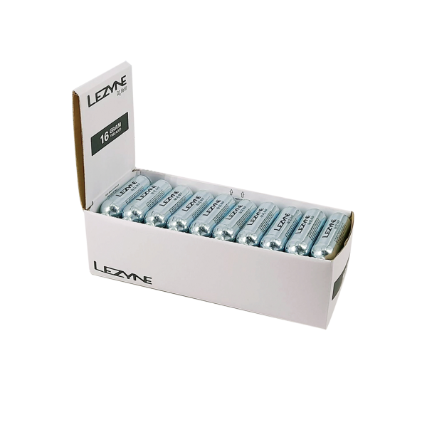 Lezyne 16G CO2 Countertop Box, silver