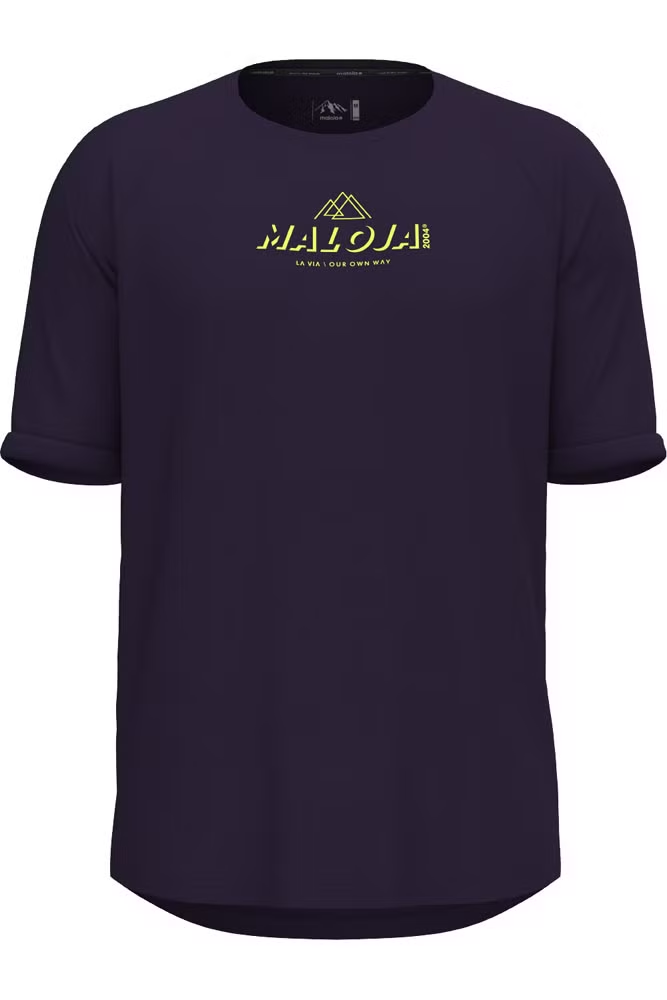 Maloja AnderterM. Enduro Tee, dark grape, Grösse L