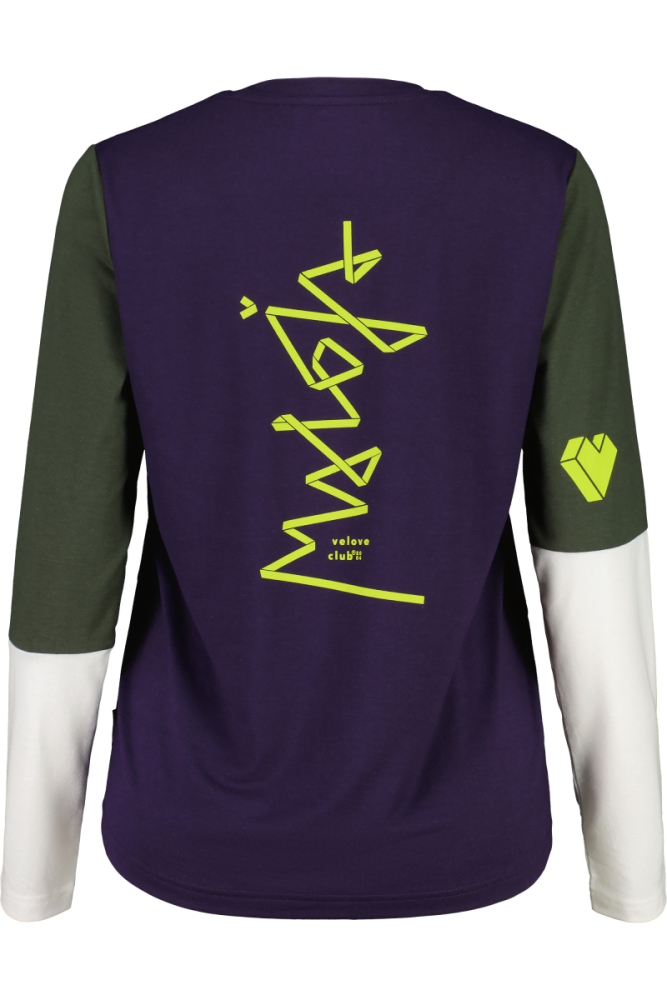 Maloja turnerkampm. enduro shirt, dark grape, grösse