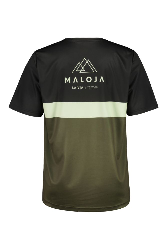 Maloja BarettiM. Multi Cycle Tee, alpine woods multi, Grösse XXL