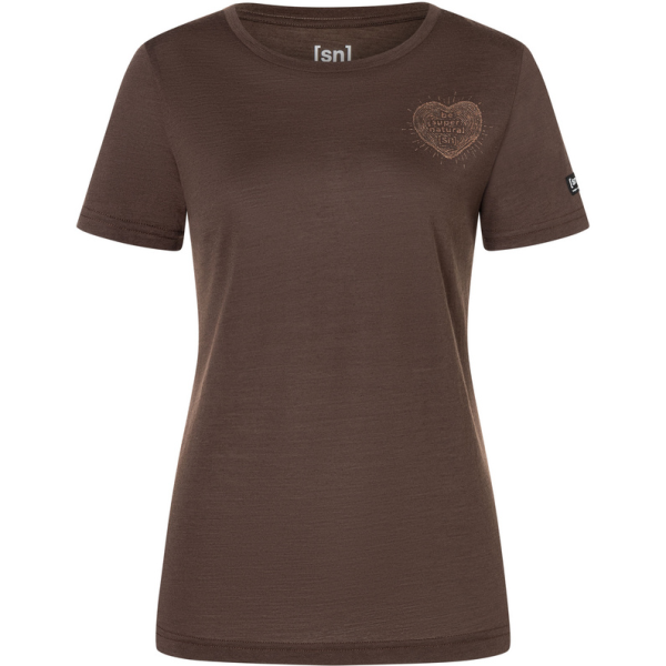 Supernatural w little heartwood tee chocolate bean/copper