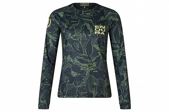 Endura Floral Wms Ltd L/s Tee Bk M