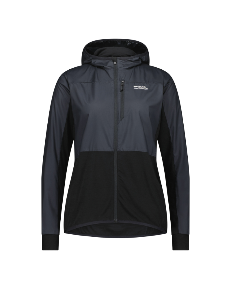 Mons Royale Diversion Merino Wind Jacket, Black, Grösse