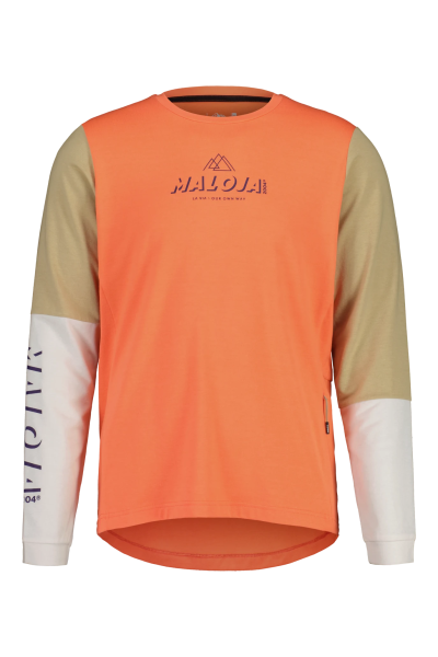 Maloja haunoldm. enduro shirt, strawberry multi, grösse