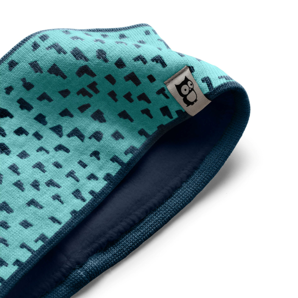 Namuk Ciel Merino Stirnband "Tittles", Manbali blue / Deep petrol, L/XL