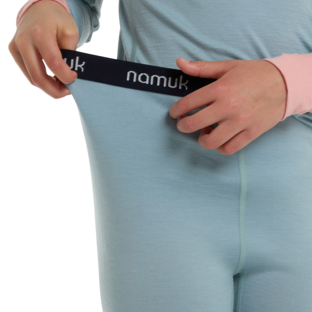 Namuk Sova Merino Leggings, Ice blue, 128/134