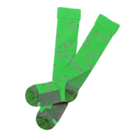 Namuk Clouds Merino Skisocken, Rana Green / Ruby Red, 35-38